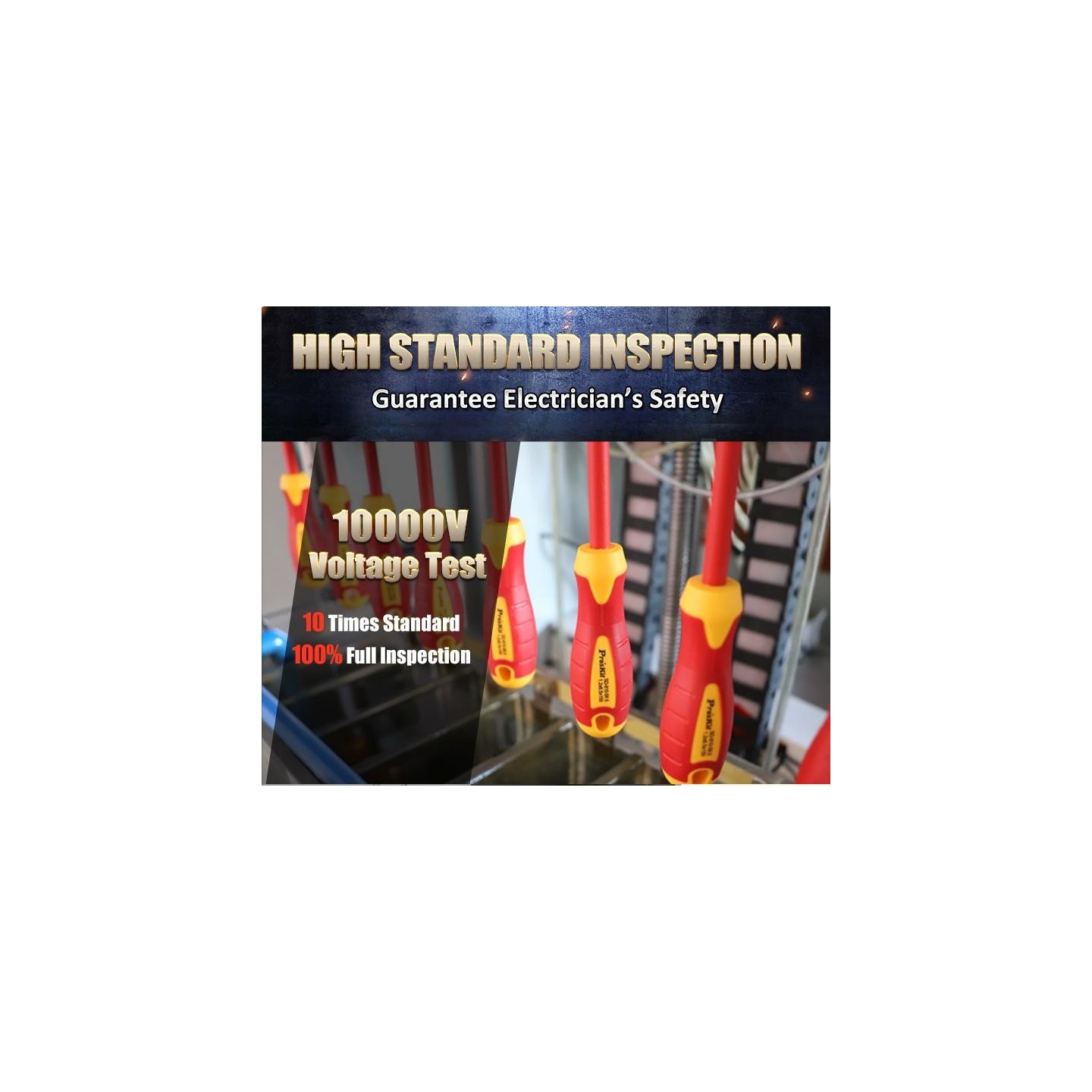 Proskit Screwdriver Insulated VDE Set of 13 pcs - SD-V861 - Proskit Screwdriver Insulated VDE Set of 13 pcs