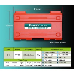 Buy Proskit Screwdriver Insulated VDE Set of 13 pcs - SD-V861 - Proskit Screwdri... in Cyprus, Nicosia, Limassol, Larnaka, Pafos