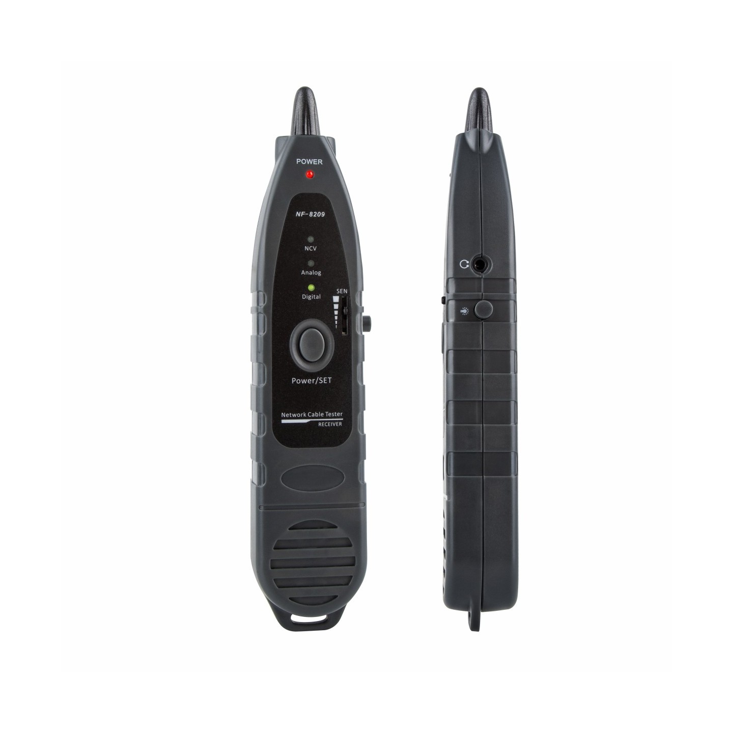 Noyafa Network Tester with LCD, Toner, Continuity, Cable Length, PoE, Port Blink - NF-8209 - Voltage Detection