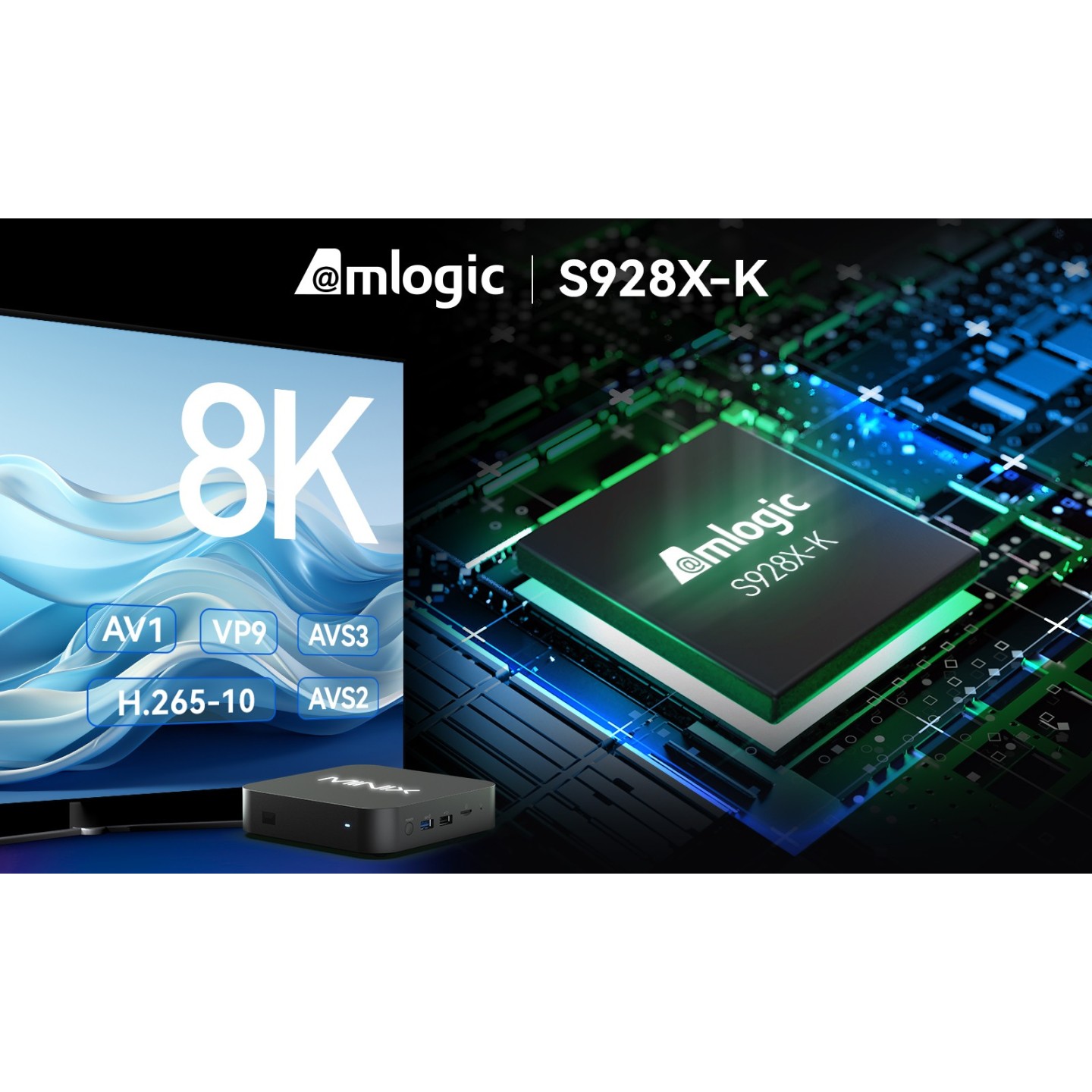 MINIX Android Media Hub AI 8K 8GB 128GB Wi-Fi 6 A3 PRO Air Mouse - U8K-ULTRA - MINIX Android Media Hub AI 8K 8GB 128GB Wi-Fi 6