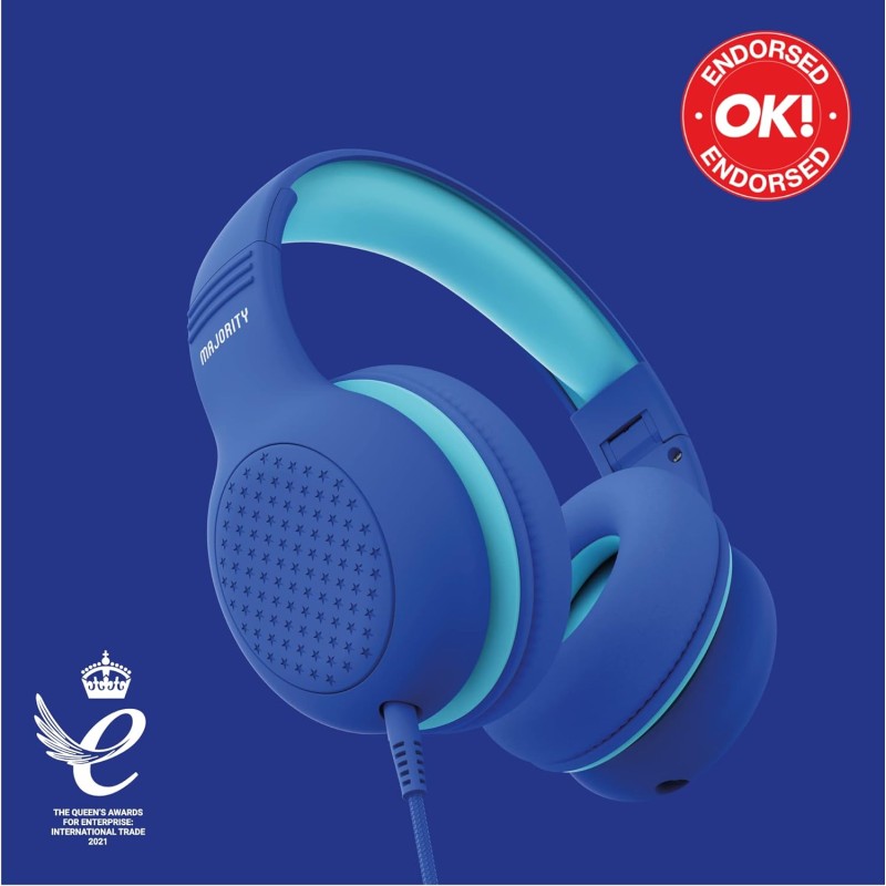 Buy Majority SUPERSTAR Headphones - Kids - Over Ear - Blue in Cyprus, Nicosia, Limassol, Larnaka, Pafos