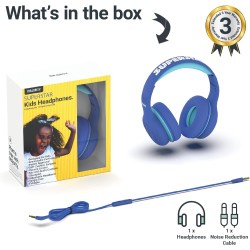 Buy Majority SUPERSTAR Headphones - Kids - Over Ear - Blue in Cyprus, Nicosia, Limassol, Larnaka, Pafos