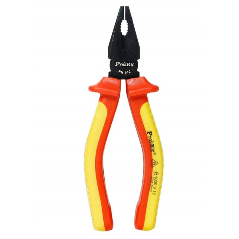 Buy Proskit VDE Insulated Combination Pliers - PM-912 - VDE Insulated Combinatio... in Cyprus, Nicosia, Limassol, Larnaka, Pafos