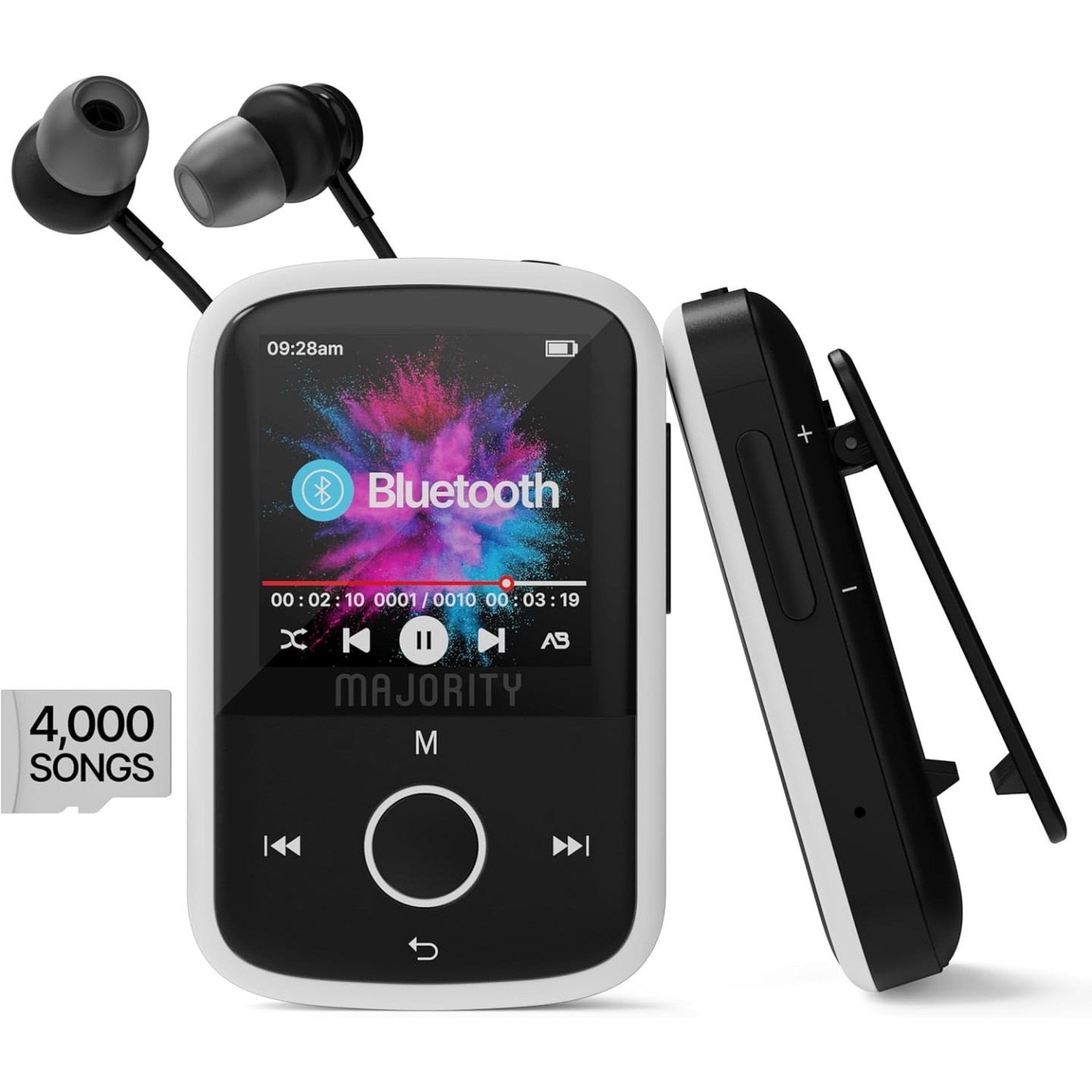 Majority Portable MP3 Player - 16GB BT+Earphones — Buy in Cyprus with Fast Delivery