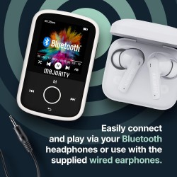 Buy Majority Portable MP3 Player - 16GB BT+Earphones in Cyprus, Nicosia, Limassol, Larnaka, Pafos