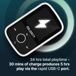 Buy Majority Portable MP3 Player - 16GB BT+Earphones in Cyprus, Nicosia, Limassol, Larnaka, Pafos