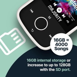 Buy Majority Portable MP3 Player - 16GB BT+Earphones in Cyprus, Nicosia, Limassol, Larnaka, Pafos