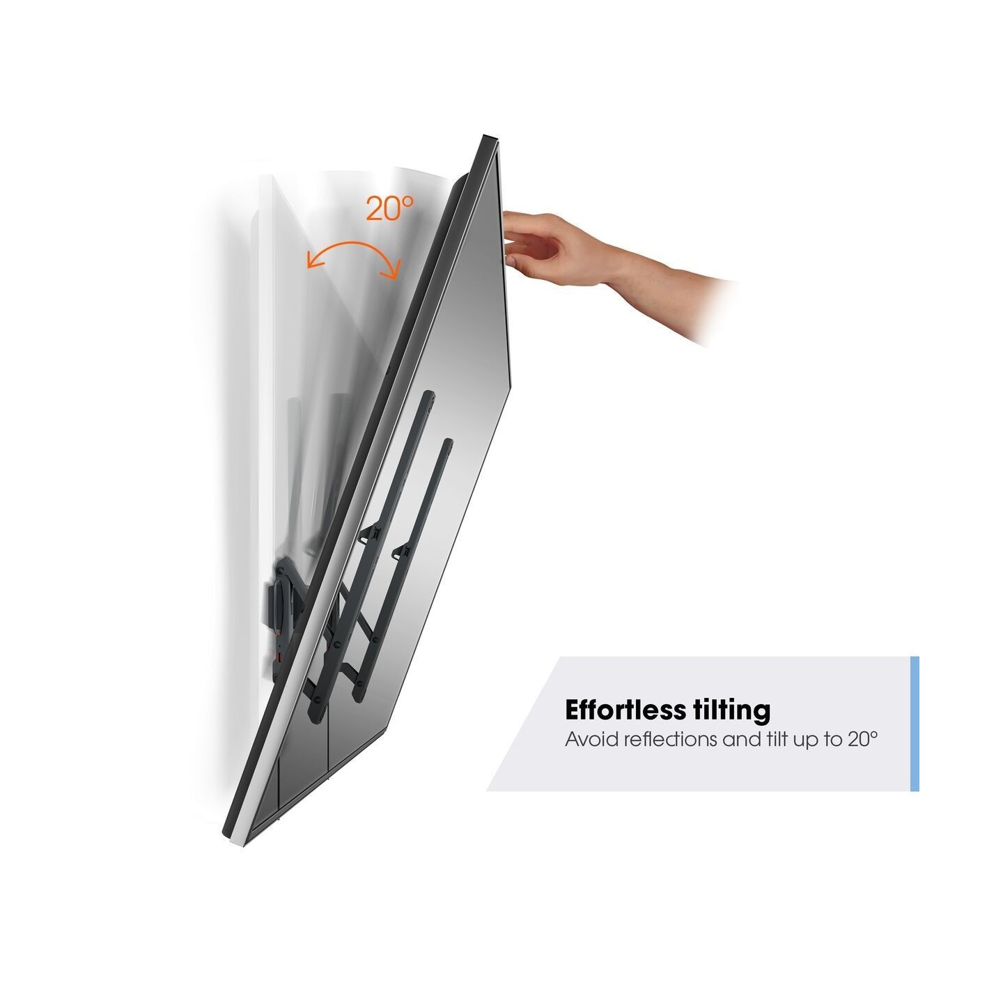 Vogels Tilt TV Wall Mount - TVM3413 - 32-65'' Black — Buy in Cyprus with Fast Delivery