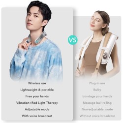 Buy SKG Neck Massager - G7 Pro - Pulse-Heat-APP-Multiple Heads in Cyprus, Nicosia, Limassol, Larnaka, Pafos