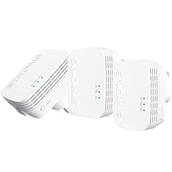 Strong Powerline Kit AV600 Mini 600Mbps UK - 600TRIMINIUK - Triple Pack — Buy in Cyprus with Fast Delivery