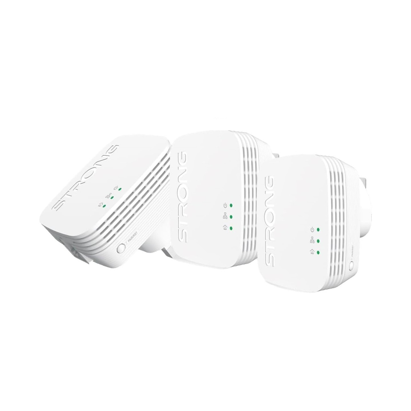 Strong Powerline Kit AV600 Mini 600Mbps UK - 600TRIMINIUK - Triple Pack — Buy in Cyprus with Fast Delivery