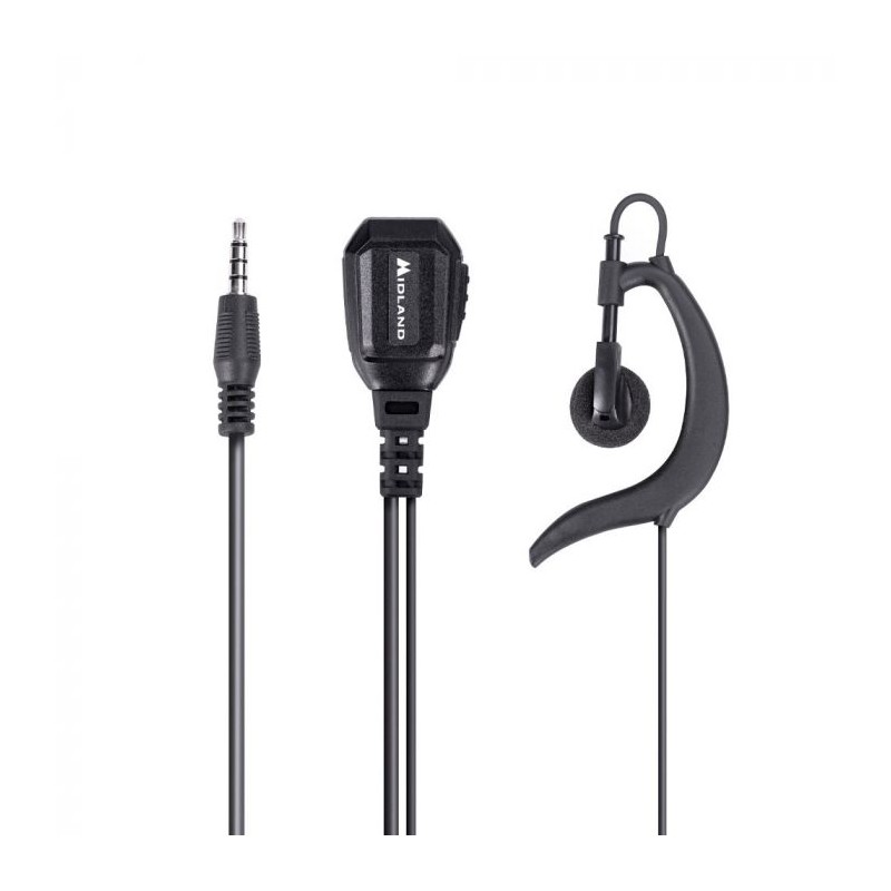 Midland MA21 777PRO Earhook Headset Mic PTT 1-Pin 3.5mm (Boxed) — Buy in Cyprus with Fast Delivery