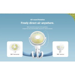 Buy Jisulife Octopus Fan - LIFE1 - Baby White in Cyprus, Nicosia, Limassol, Larnaka, Pafos