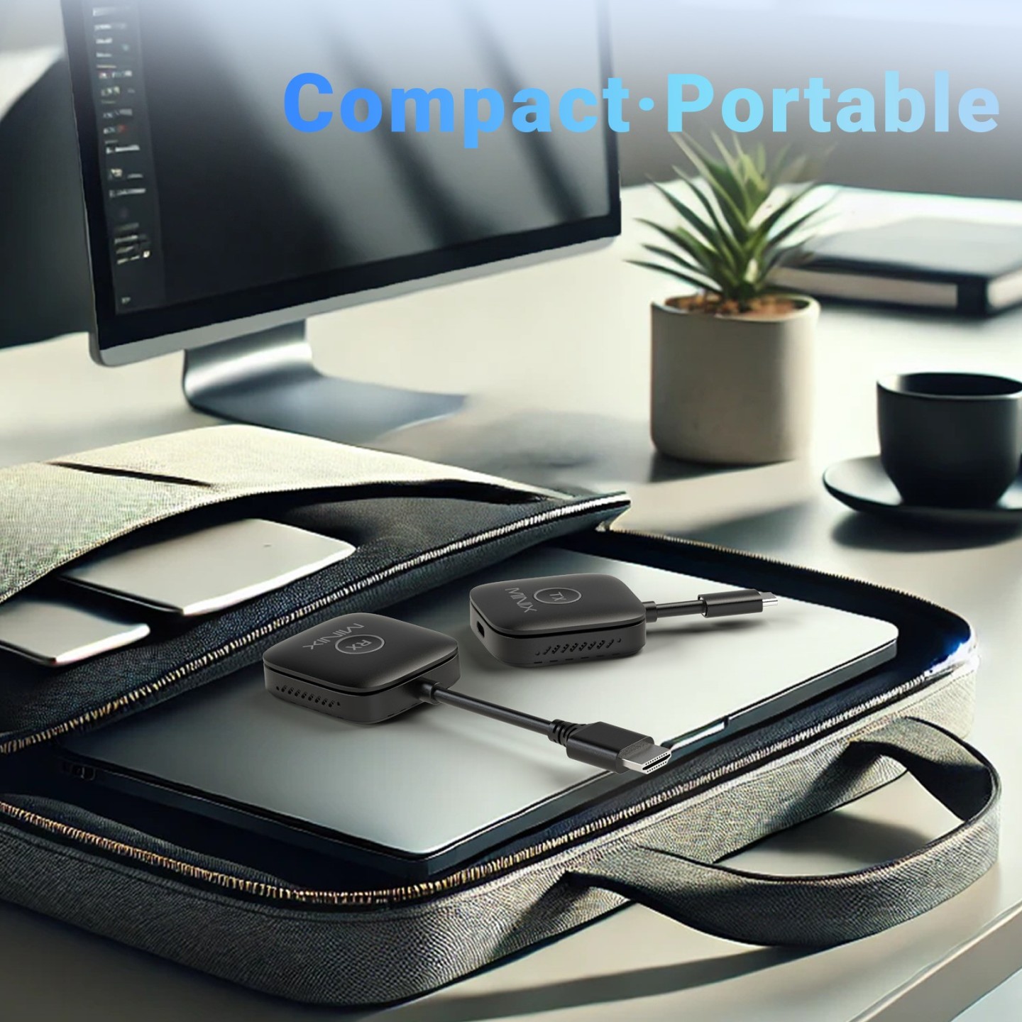 MINIX Wireless Display Adapter - NEO B21 - Dual USB-C to HDMI 1080p — Buy in Cyprus with Fast Delivery