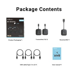 Buy MINIX Wireless Display Adapter - NEO B21 - Dual USB-C to HDMI 1080p in Cyprus, Nicosia, Limassol, Larnaka, Pafos
