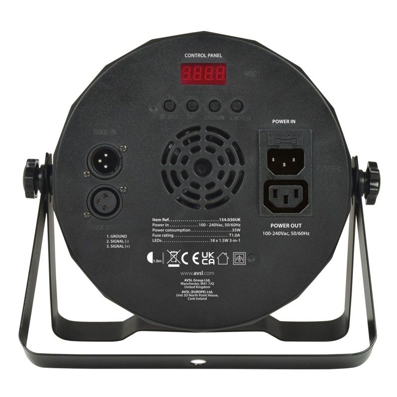 Buy QTXlight PAR100 3in1 LED Plastic PARCan - 154.030UK - 3in1 LED Plastic PARCan in Cyprus, Nicosia, Limassol, Larnaka, Pafos