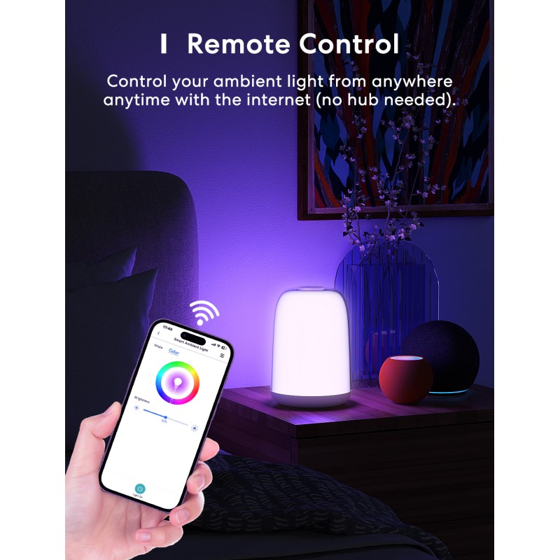 Buy Meross Homekit Smart Wi-Fi Ambient Light - MSL430JHK-EU - Homekit Smart Wi-F... in Cyprus, Nicosia, Limassol, Larnaka, Pafos