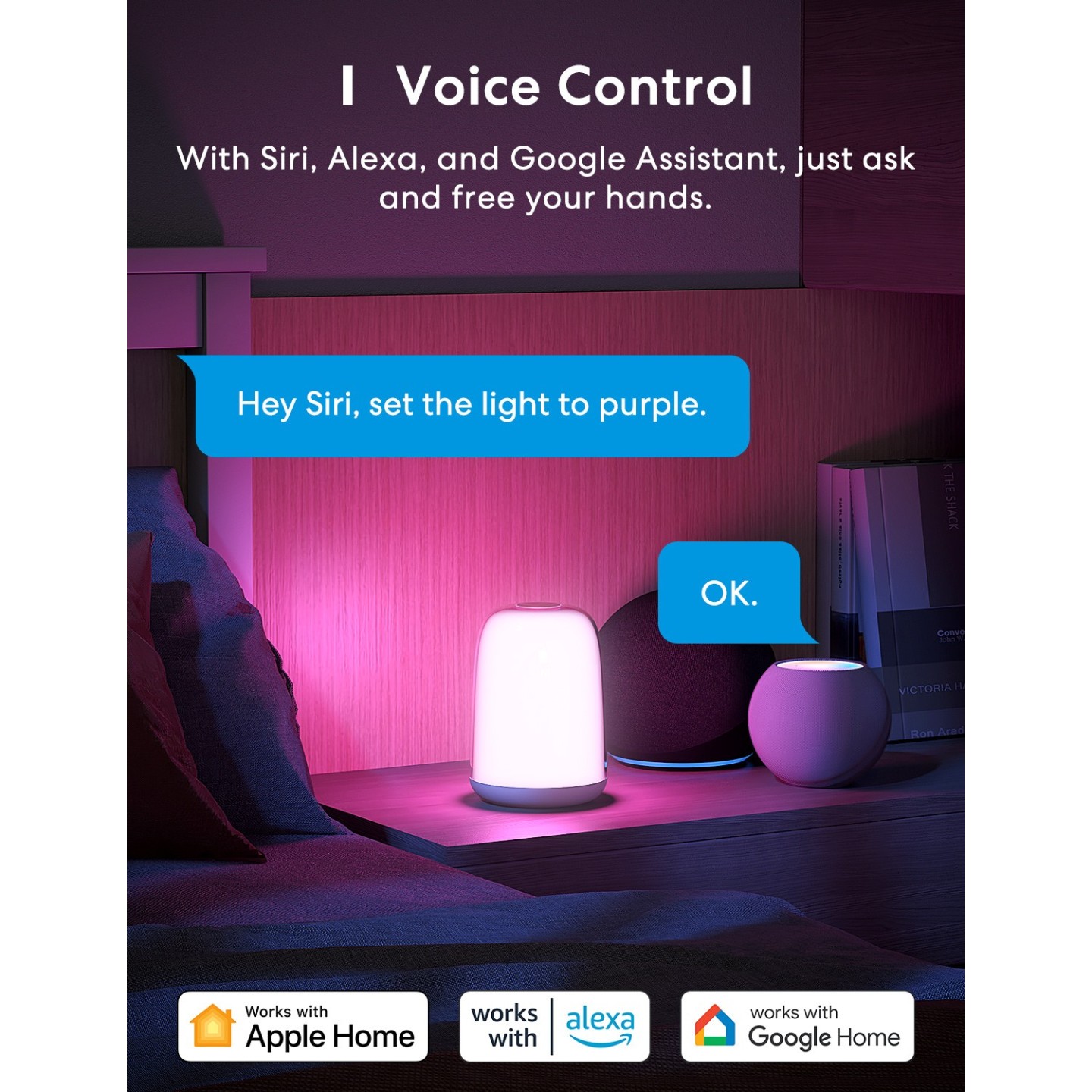 Meross Homekit Smart Wi-Fi Ambient Light - MSL430JHK-EU - Homekit Smart Wi-Fi Ambient Light — Buy in Cyprus with Fast Delivery