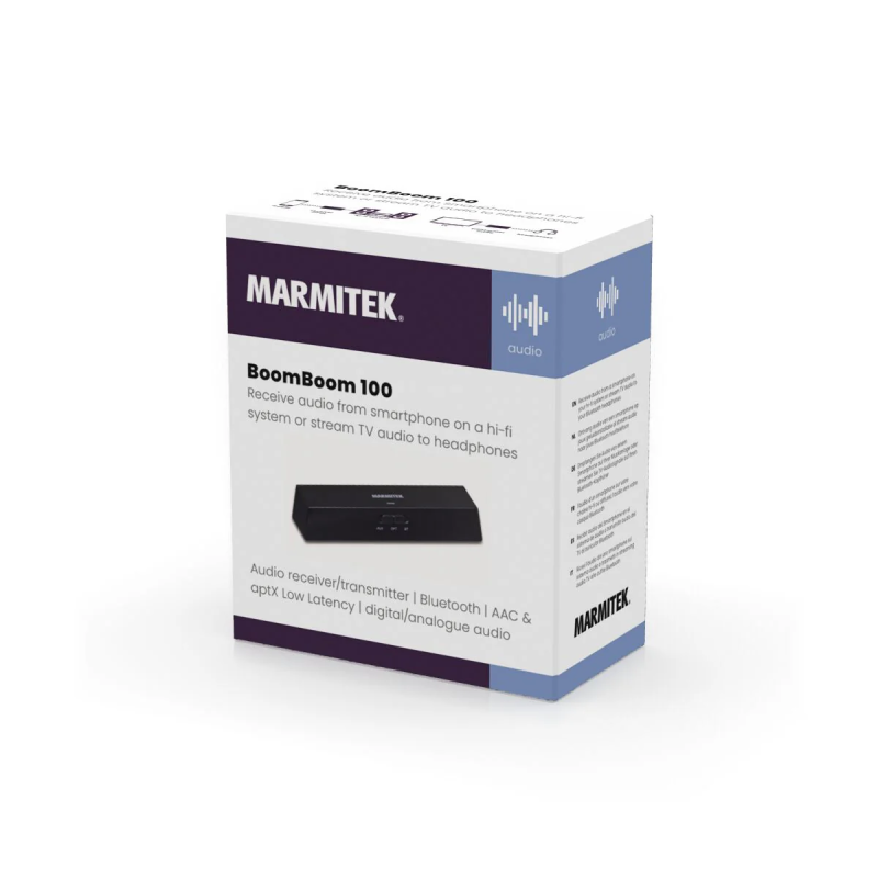 Buy Marmitek Bluetooth Receiver & Transmitter - BoomBoom 100 - Multipair AptX AA... in Cyprus, Nicosia, Limassol, Larnaka, Pafos
