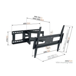 Buy Vogels UP TV Wall Mount - MA4040 - 60x40 Turn 4 arms in Cyprus, Nicosia, Limassol, Larnaka, Pafos