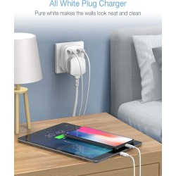 Buy Tessan Gang Plug-Through UK Charger - TS-821-UK - 2 USB A 13A in Cyprus, Nicosia, Limassol, Larnaka, Pafos