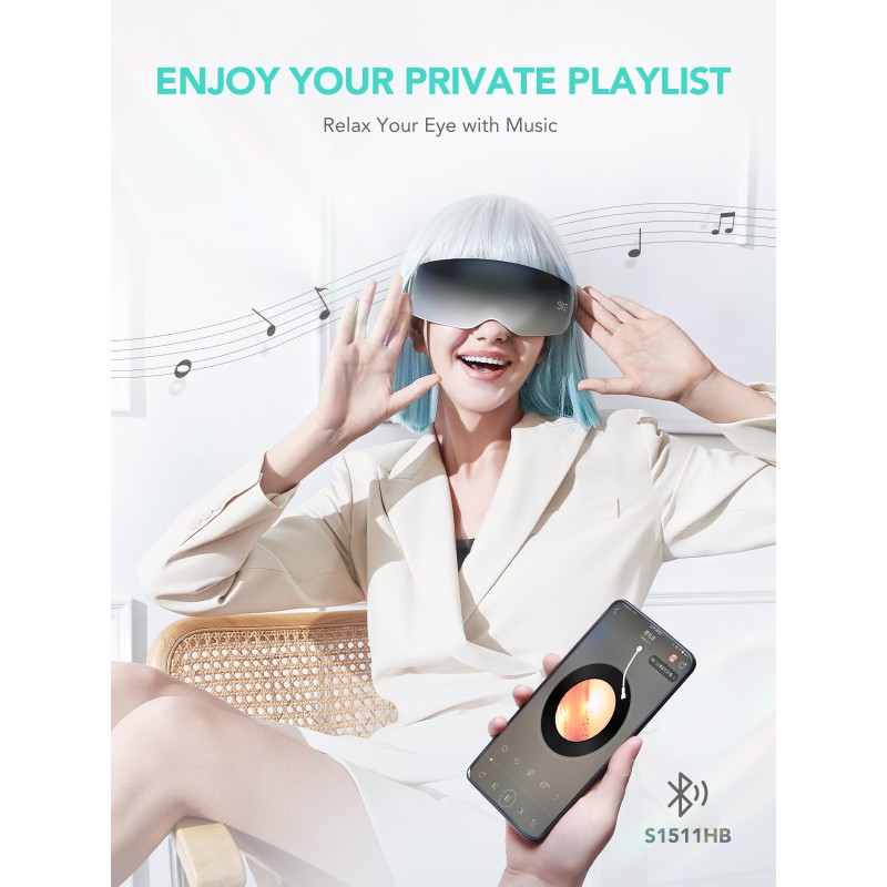 Buy SKG Eye Massager - E7-EN - Vibration (Incl.Temples)-Hot Compress-Music in Cyprus, Nicosia, Limassol, Larnaka, Pafos