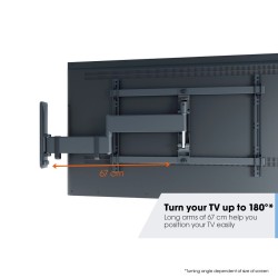 Buy Vogels TV Wall Mount - TVM3643 - Turn 40-77'' Black in Cyprus, Nicosia, Limassol, Larnaka, Pafos
