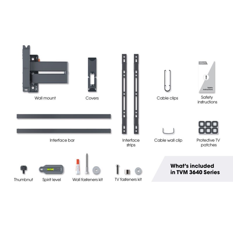 Buy Vogels TV Wall Mount - TVM3643 - Turn 40-77'' Black in Cyprus, Nicosia, Limassol, Larnaka, Pafos