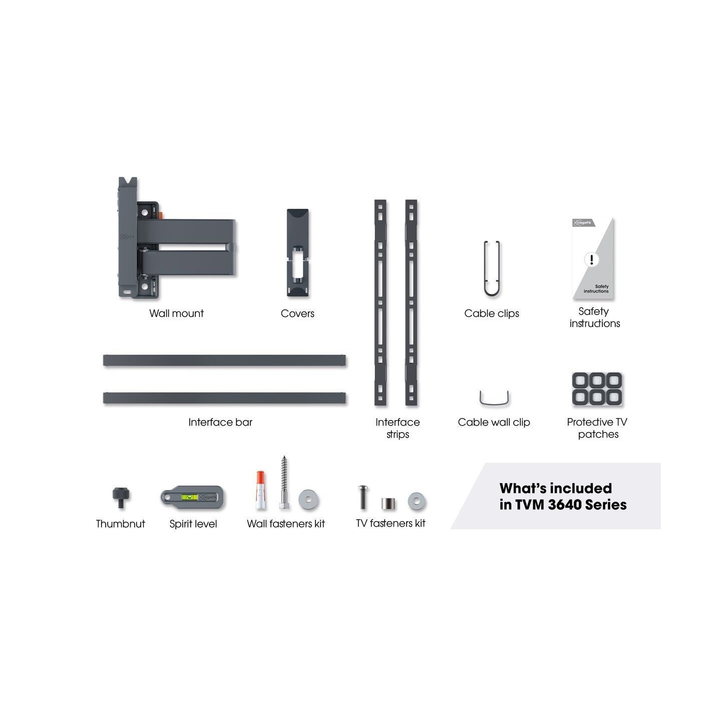 Vogels TV Wall Mount - TVM3643 - Turn 40-77'' Black — Buy in Cyprus with Fast Delivery