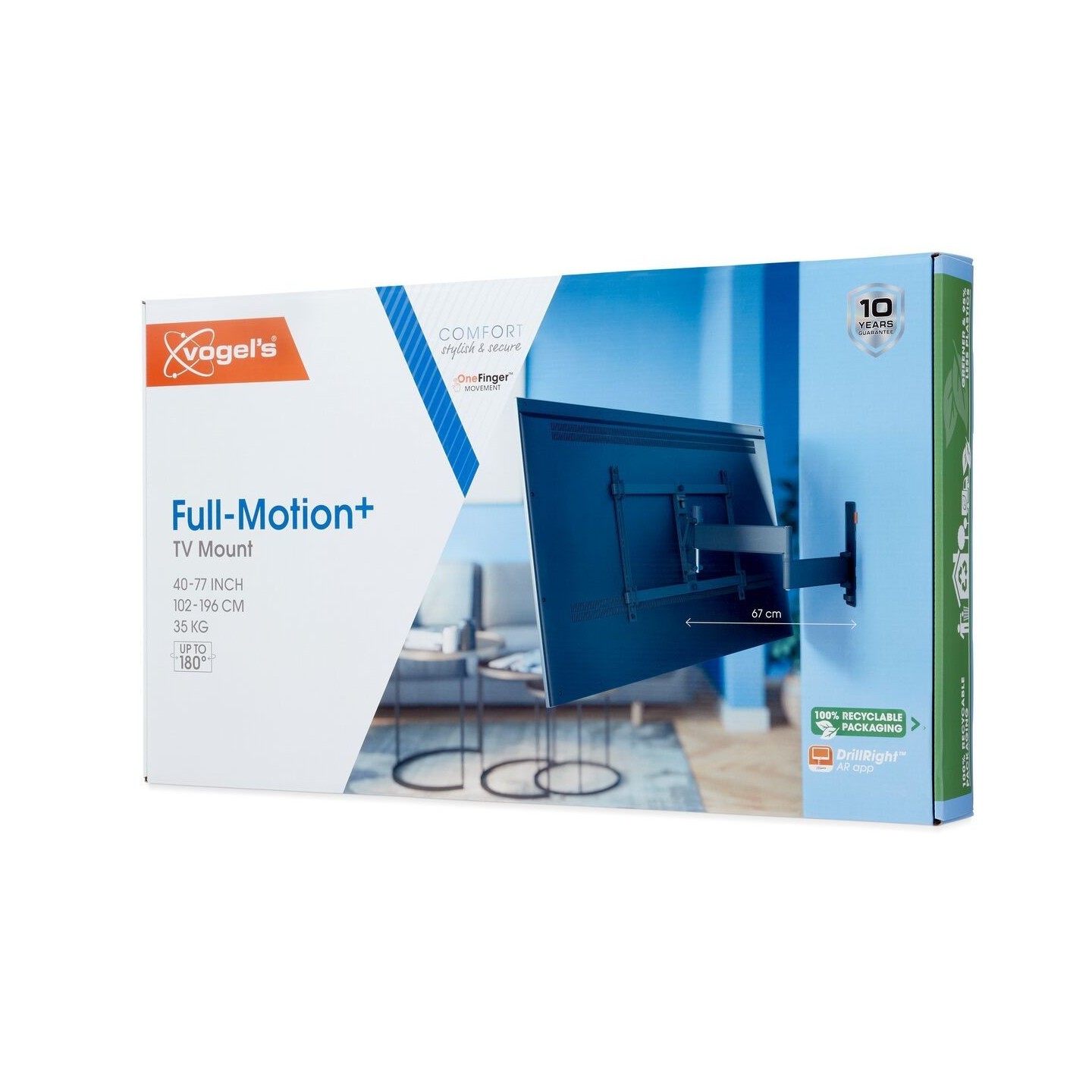 Vogels TV Wall Mount - TVM3643 - Turn 40-77'' Black — Buy in Cyprus with Fast Delivery