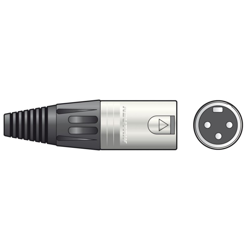 Buy Neutrik XLR Plug - NC3MXX - XLR Plug 761.569UK in Cyprus, Nicosia, Limassol, Larnaka, Pafos
