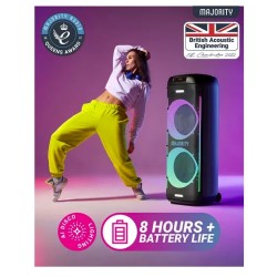 Buy Majority Speakers Portable Karaoke - PULSE P5 - 600W Wireless Mic BT USB RGB UK in Cyprus, Nicosia, Limassol, Larnaka, Pafos