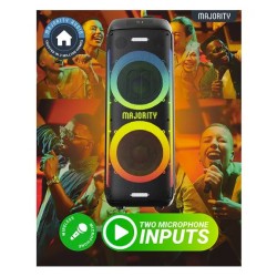 Buy Majority Speakers Portable Karaoke - PULSE P5 - 600W Wireless Mic BT USB RGB UK in Cyprus, Nicosia, Limassol, Larnaka, Pafos