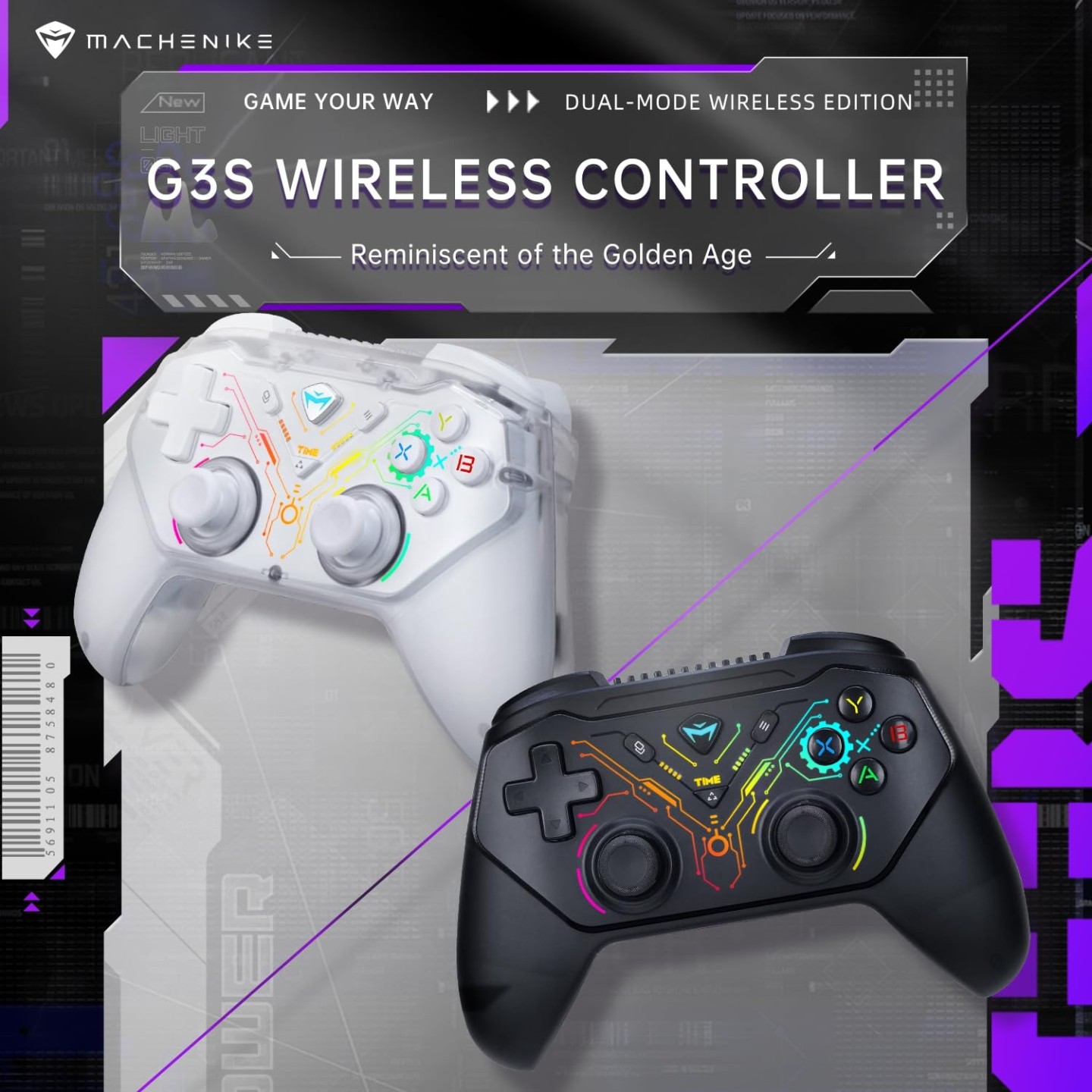 Machenike G3S Wireless Gamepad - Black (Boxed) — Buy in Cyprus with Fast Delivery