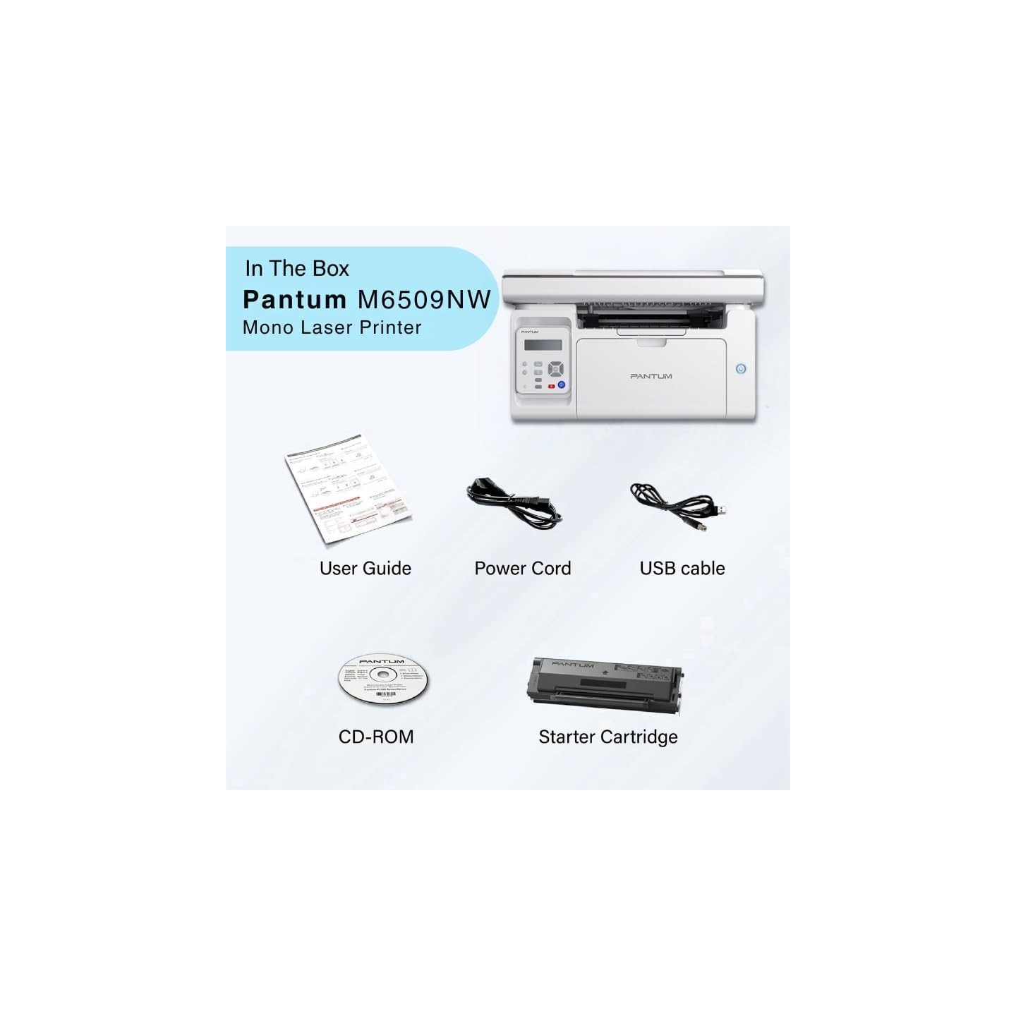 Pantum Laser MultiFunction Printer - M6509NW - WiFi Lan 22ppm — Buy in Cyprus with Fast Delivery