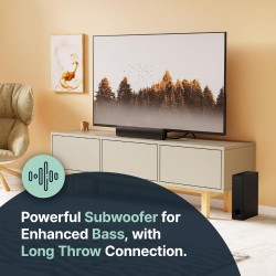 Buy Majority BOWFELL PLUS Soundbar - 100W with SubWoofer BT-USB in Cyprus, Nicosia, Limassol, Larnaka, Pafos