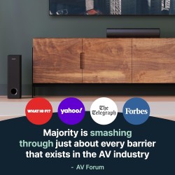 Buy Majority BOWFELL PLUS Soundbar - 100W with SubWoofer BT-USB in Cyprus, Nicosia, Limassol, Larnaka, Pafos