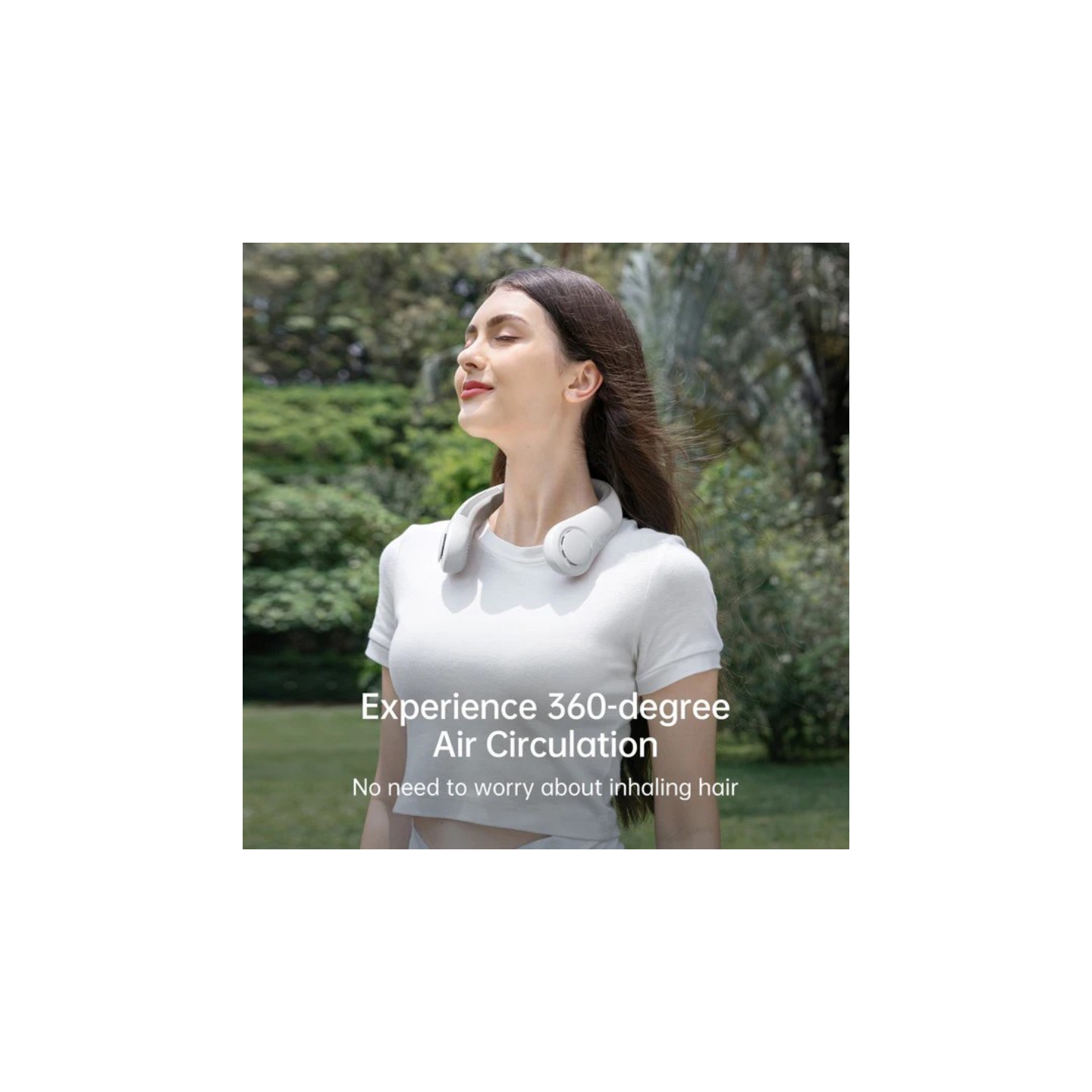 Jisulife Bladeless Turbine Neck Fan - FNL04R - Black — Buy in Cyprus with Fast Delivery