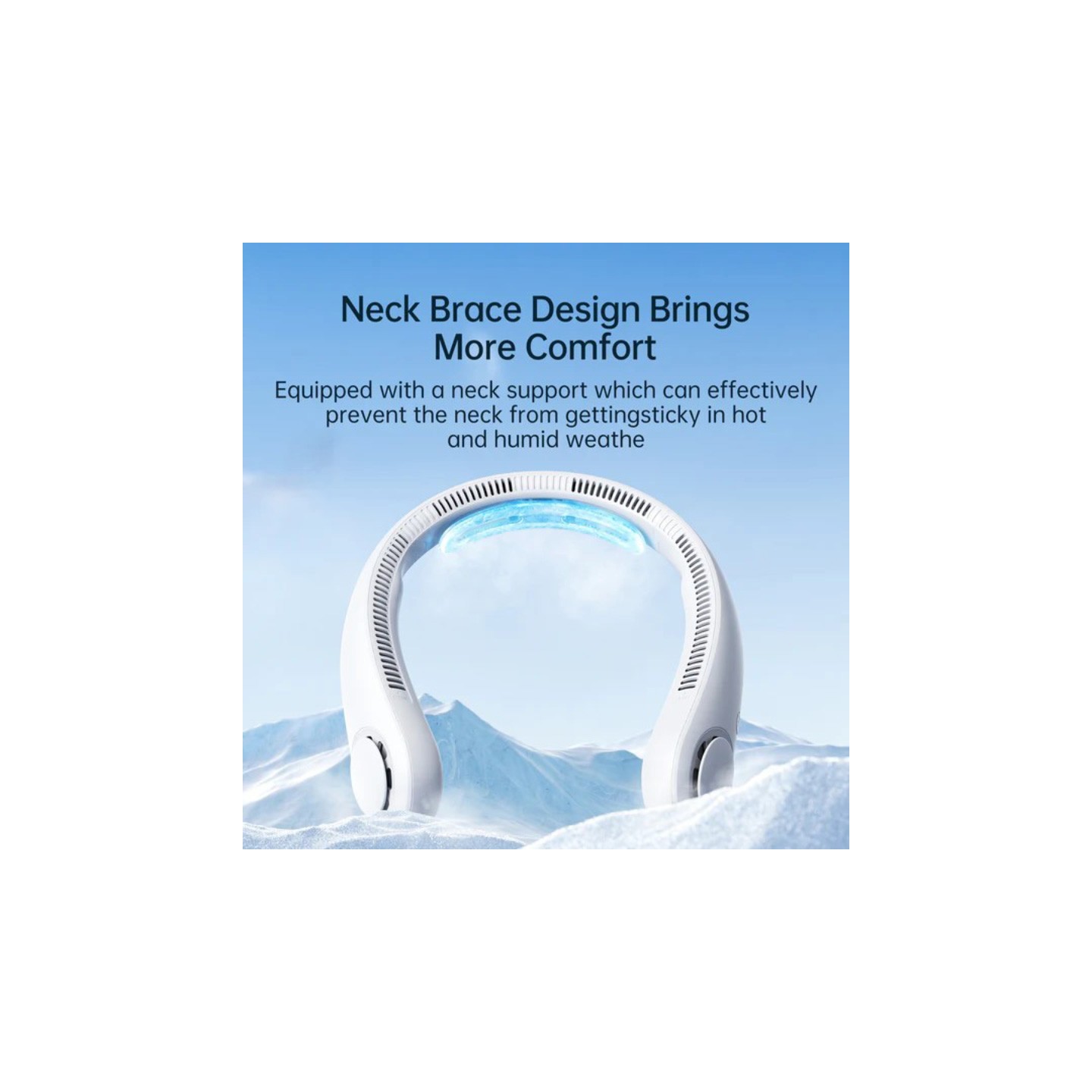 Jisulife Bladeless Turbine Neck Fan - FNL04R - Black — Buy in Cyprus with Fast Delivery