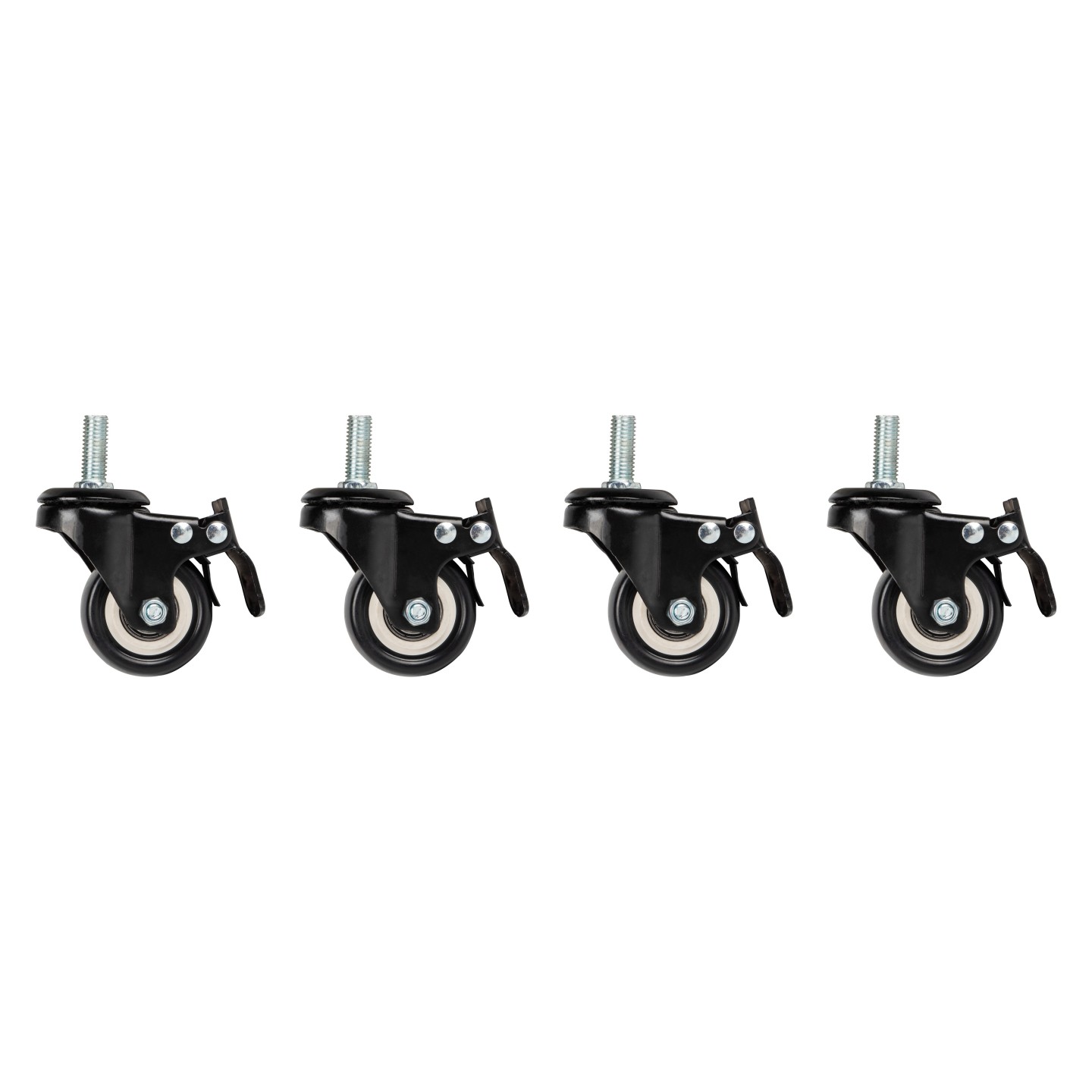 Lanberg Wall Rack Castors with Thread & Brakes for Lanberg Racks - Set of 4 — Buy in Cyprus with Fast Delivery