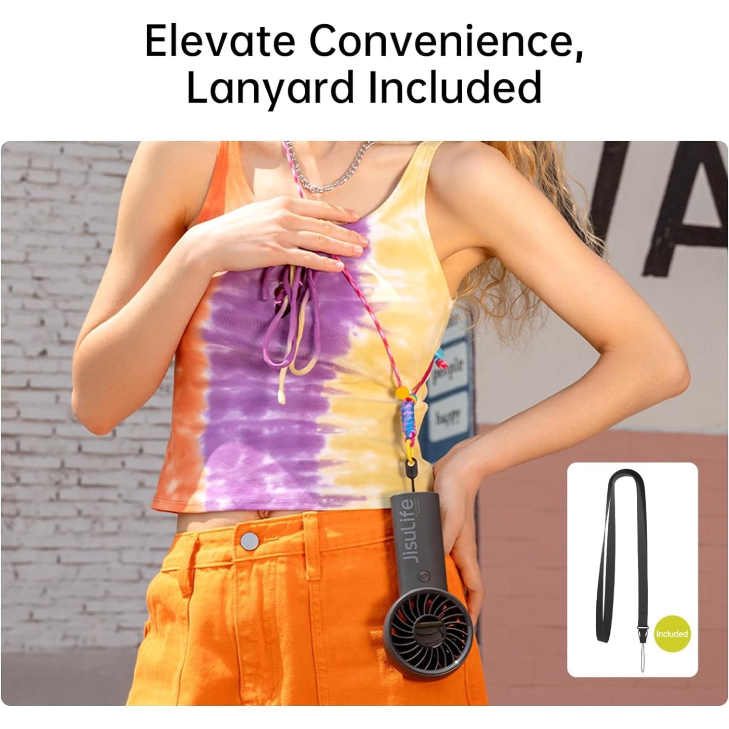 Jisulife Portable Personal Fan - LIFE 4 - Grey — Buy in Cyprus with Fast Delivery