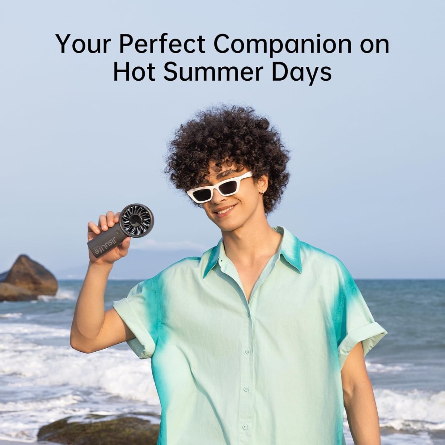 Jisulife Portable Personal Fan - LIFE 4 - Grey — Buy in Cyprus with Fast Delivery