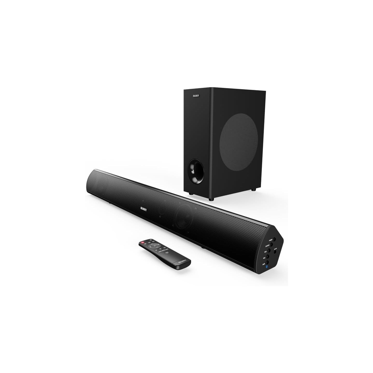 Majority Soundbar - TETON PLUS - 180W Wireless Subwoofer BT-USB-HDMI — Buy in Cyprus with Fast Delivery