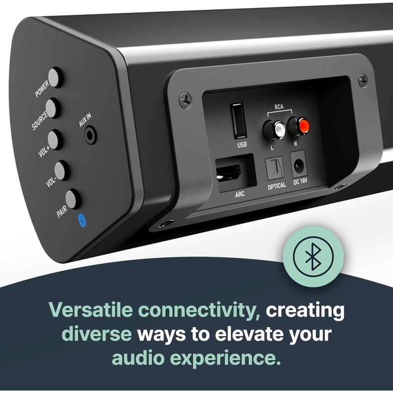 Buy Majority Soundbar - TETON PLUS - 180W Wireless Subwoofer BT-USB-HDMI in Cyprus, Nicosia, Limassol, Larnaka, Pafos