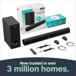 Buy Majority Soundbar - TETON PLUS - 180W Wireless Subwoofer BT-USB-HDMI in Cyprus, Nicosia, Limassol, Larnaka, Pafos