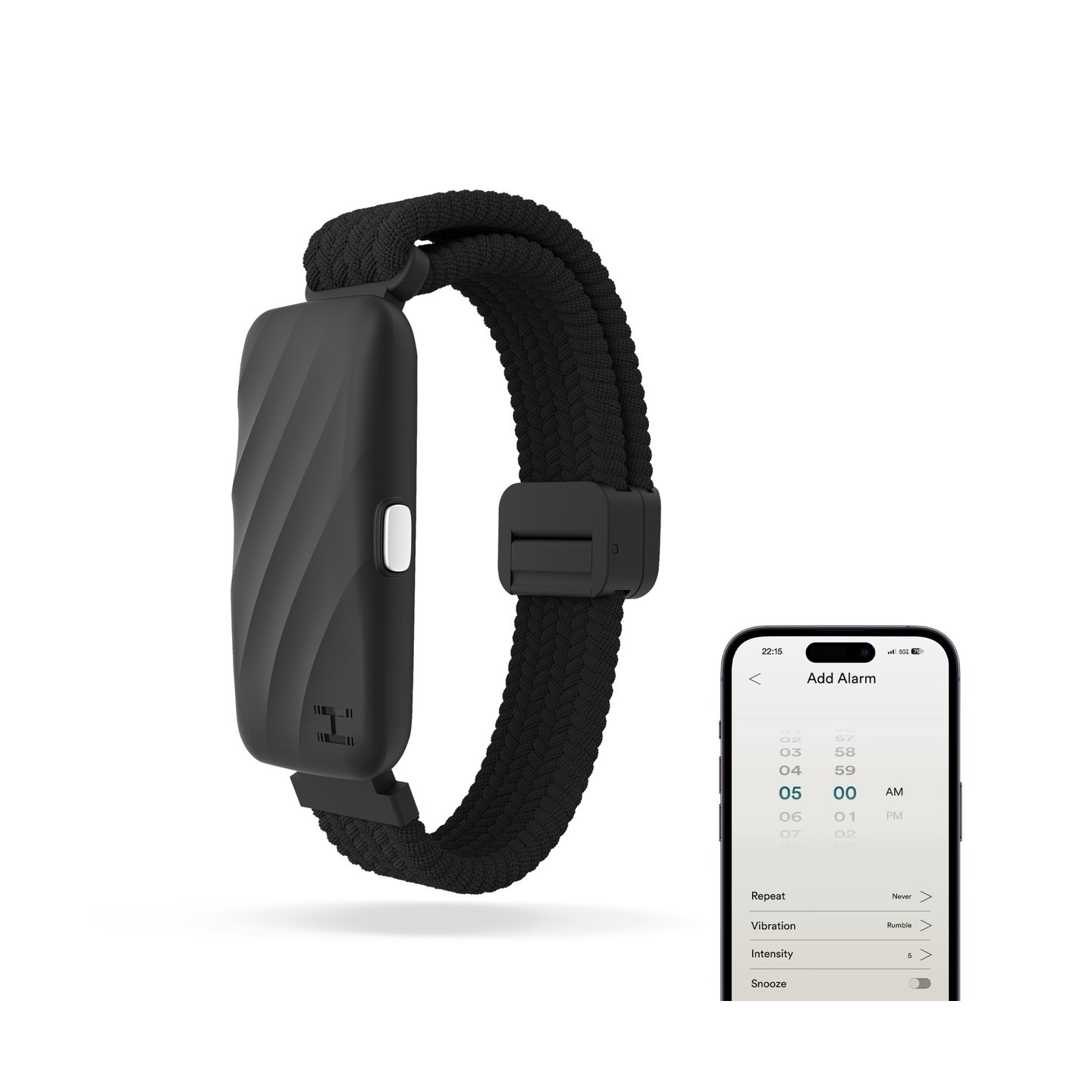 HoMedics Wakeband Vibrating Alarm Wristband - SS-WB100BK-WW - Black — Buy in Cyprus with Fast Delivery