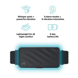 Buy HoMedics Wakeband Vibrating Alarm Wristband - SS-WB100BK-WW - Black in Cyprus, Nicosia, Limassol, Larnaka, Pafos