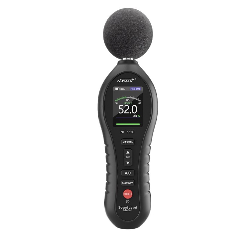 Buy Noyafa Sound Level Meter - NF-562S - Dual A/C Weighting, Real-Time Alarm & C... in Cyprus, Nicosia, Limassol, Larnaka, Pafos