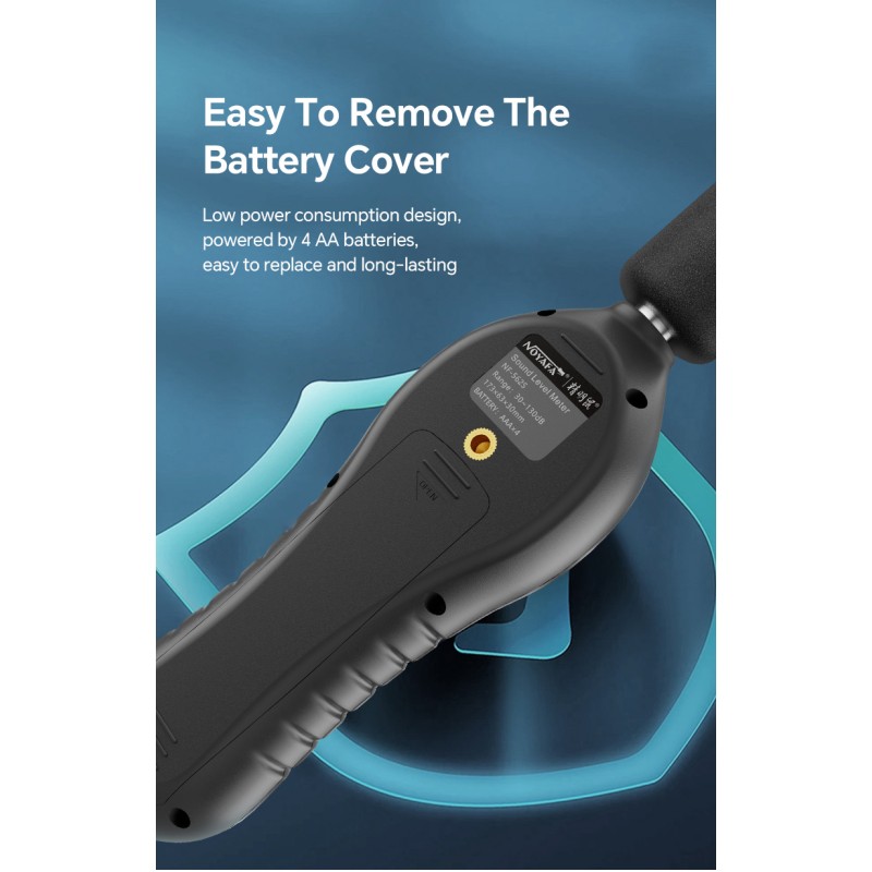 Buy Noyafa Sound Level Meter - NF-562S - Dual A/C Weighting, Real-Time Alarm & C... in Cyprus, Nicosia, Limassol, Larnaka, Pafos