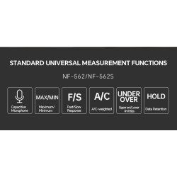 Buy Noyafa Sound Level Meter - NF-562S - Dual A/C Weighting, Real-Time Alarm & C... in Cyprus, Nicosia, Limassol, Larnaka, Pafos
